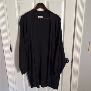 Universal Thread Black Knit Cardigan Sweater